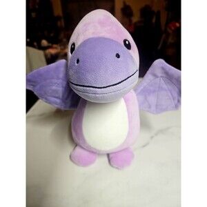 Cute & Cuddly Purple Pterodactyl Plush Soft Huggable Friend 10.5"x12"